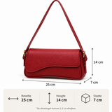 Women's Compact Minimalist Shoulder Bag with Strap