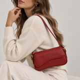 Women's Compact Minimalist Shoulder Bag with Strap
