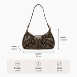 Women's Buckle-Detail Shoulder Bag, Adjustable Strap