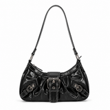 Women's Buckle-Detail Shoulder Bag, Adjustable Strap