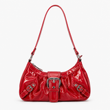 Women's Buckle-Detail Shoulder Bag, Adjustable Strap