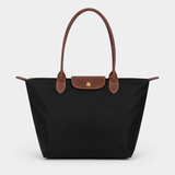 Women's Spacious Oxford Zip-Top Shoulder Bag