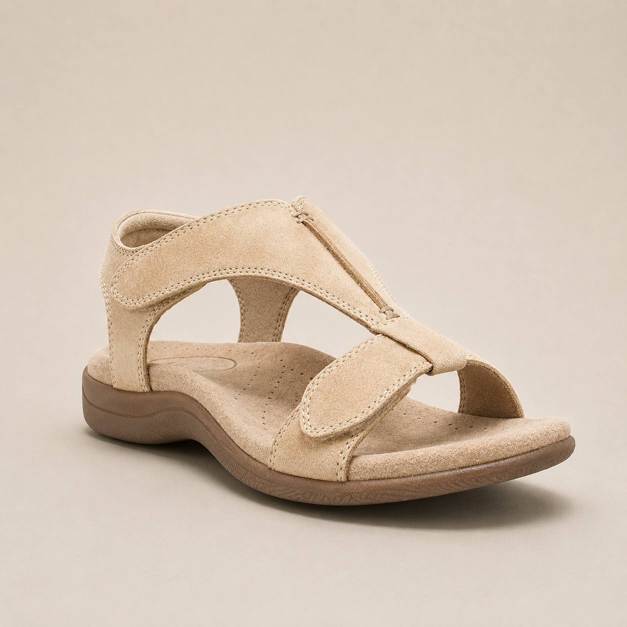 Cross Strap Adjustable Flat Sandals