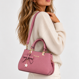 Women's Bow and Star Charm Handbag