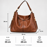 Women's Hobo Shoulder Bag with Matching Pouch