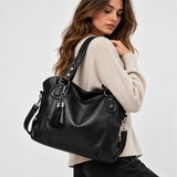 Women's Roomy Shoulder Bag with Detachable Strap