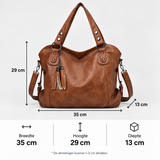 Women's Roomy Shoulder Bag with Detachable Strap