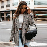 Double-Breasted Check Blazer – Tailored, Timeless and Effortlessly Versatile
