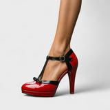 Mary Jane Platform High Heel Shoes