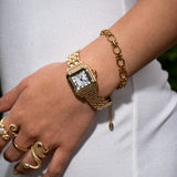 Women's Square Roman Numeral Quartz Watch