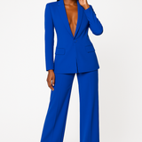 Tailored Blazer and Trousers Two-Piece Set