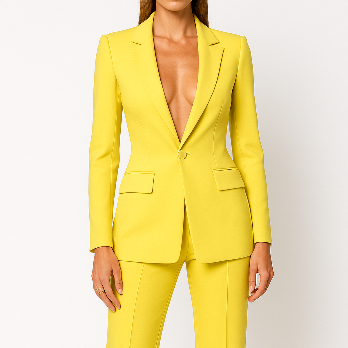 Tailored Blazer and Trousers Two-Piece Set