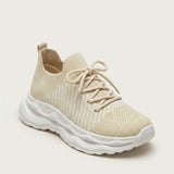 Women's Knit Cushioned Sole Everyday Sneakers