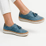 Women's Knit Slip-On Shoes with Cushioned Sole