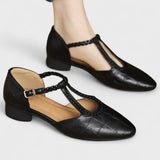Vintage T-Bar Block Heel Pumps