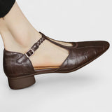 Vintage T-Bar Block Heel Pumps