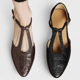 Vintage T-Bar Block Heel Pumps