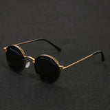Round Metal Frame Polarised Sunglasses