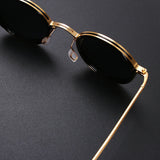 Round Metal Frame Polarised Sunglasses