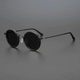 Round Metal Frame Polarised Sunglasses