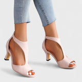 Open Toe Block Heel Sandals