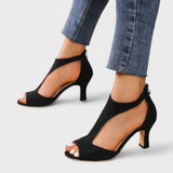 Open Toe Block Heel Sandals