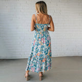 Floral Smocked Maxi Sundress