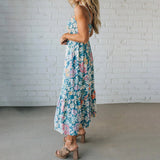 Floral Smocked Maxi Sundress