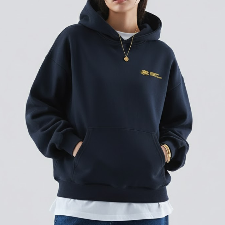 Oversized Graphic Print Hoodie