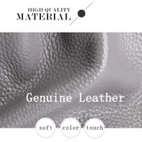 Women's Grey Leather Bag