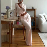 Relaxed Two-Piece Knit Lounge Set