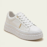 Women's Chunky Platform Sneakers with Cushioned Footbed