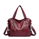 Women's Roomy Shoulder Bag with Detachable Strap