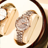 Women's Slim Quartz Watch with Day-Date Display