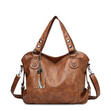 Women's Roomy Shoulder Bag with Detachable Strap
