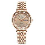 Women's Slim Quartz Watch with Day-Date Display