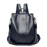 Women's Anti-Theft PU Leather Backpack