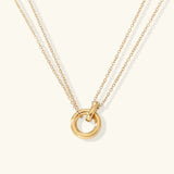 Women's Gold-Plated Stainless Steel Chain Necklace