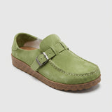 Women's Suede-Look Slip-On Cushioned Footbed Clogs