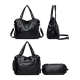 Women's Roomy Shoulder Bag with Detachable Strap