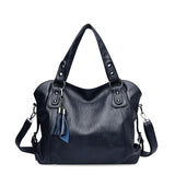 Women's Roomy Shoulder Bag with Detachable Strap