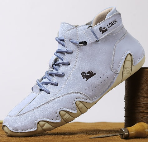 High Top Lace-Up Casual Sneakers