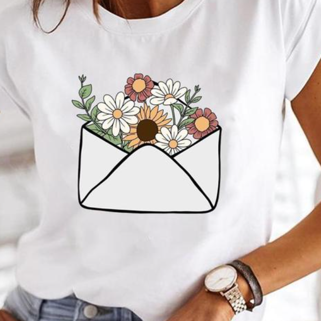 Graphic Print Short Sleeve T-Shirt