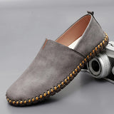 Slip-On Leather Look Casual Loafers