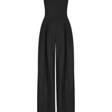 Clara | Strapless Wide Leg Jumpsuit