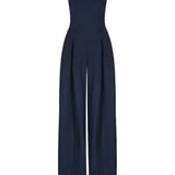Clara | Strapless Wide Leg Jumpsuit