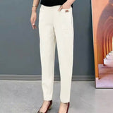 High Waist Tapered Trousers
