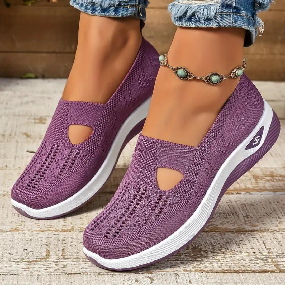 Breathable Slip-On Walking Shoes