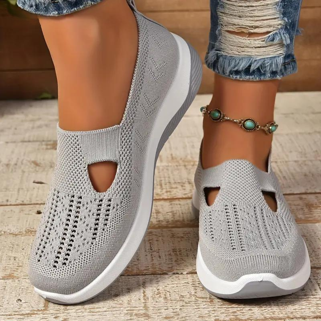 Breathable Slip-On Walking Shoes