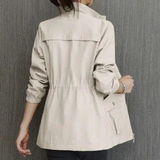 Lightweight Zip Front Utility Jacket